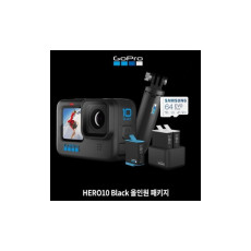 [GoPro] 고프로 히어로10 블랙 올인원 패키지 [히어로10+엔듀로 듀얼충전기+쇼티+29G] 